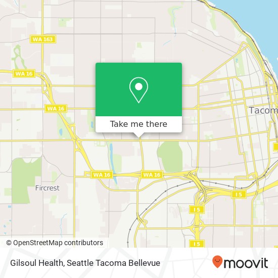 Mapa de Gilsoul Health, 1818 S Union Ave