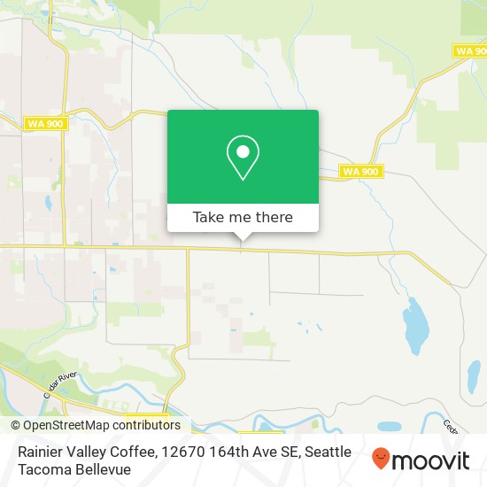 Rainier Valley Coffee, 12670 164th Ave SE map