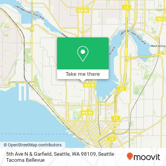 5th Ave N & Garfield, Seattle, WA 98109 map