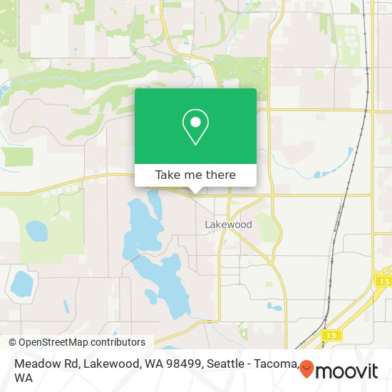 Meadow Rd, Lakewood, WA 98499 map