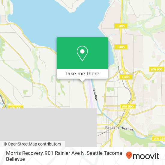 Mapa de Morris Recovery, 901 Rainier Ave N