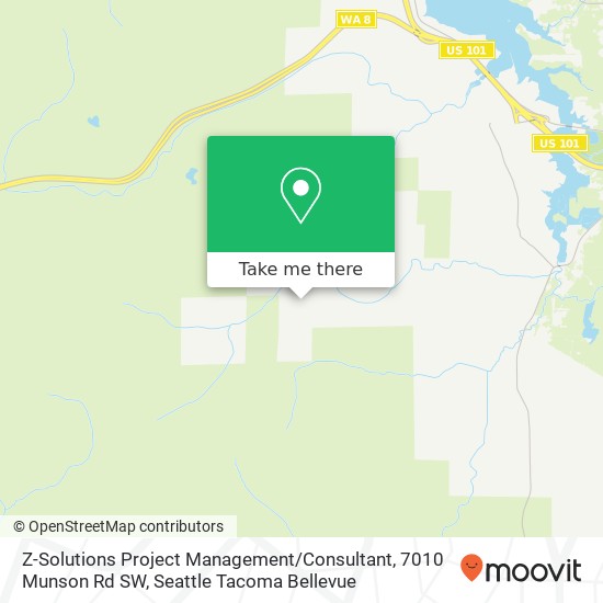 Mapa de Z-Solutions Project Management / Consultant, 7010 Munson Rd SW