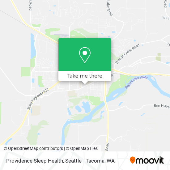 Providence Sleep Health map