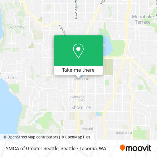 YMCA of Greater Seattle map