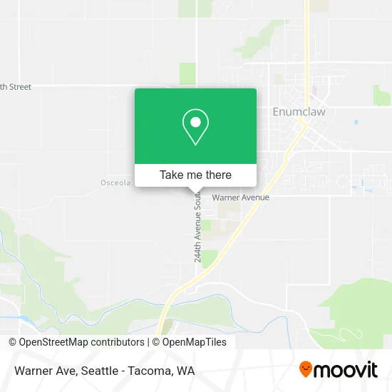 Warner Ave map
