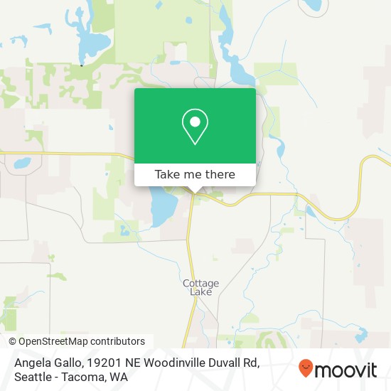 Mapa de Angela Gallo, 19201 NE Woodinville Duvall Rd