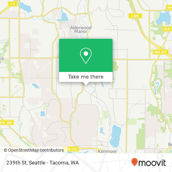 239th St, Bothell, WA 98021 map