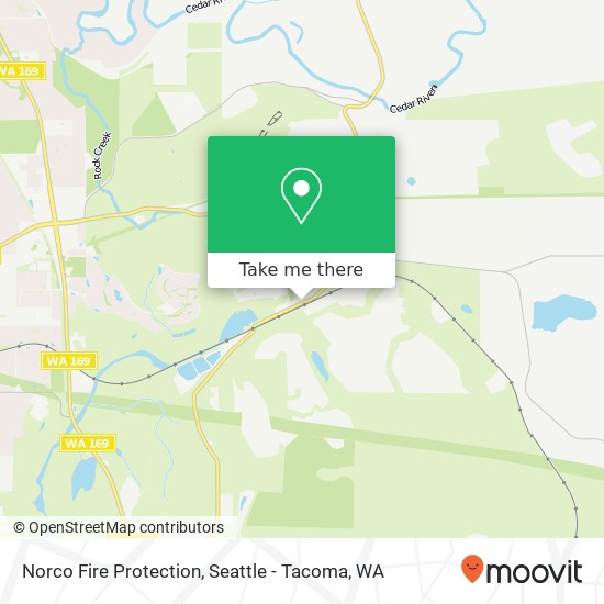 Norco Fire Protection, SE Ravensdale Way map