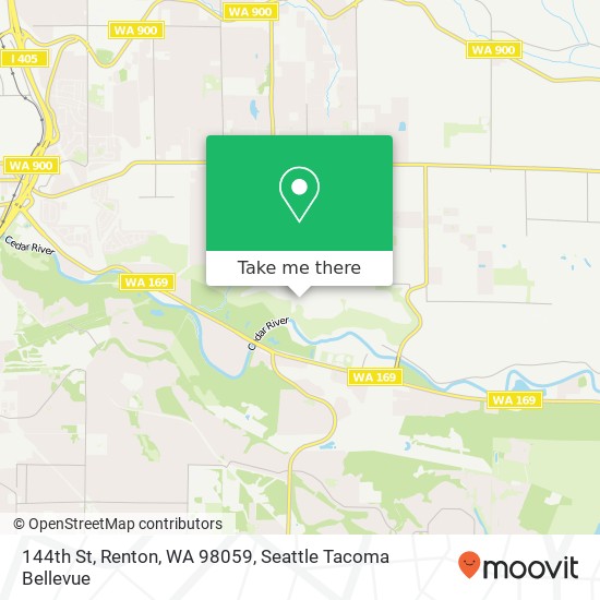 Mapa de 144th St, Renton, WA 98059