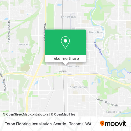 Teton Flooring Installation map