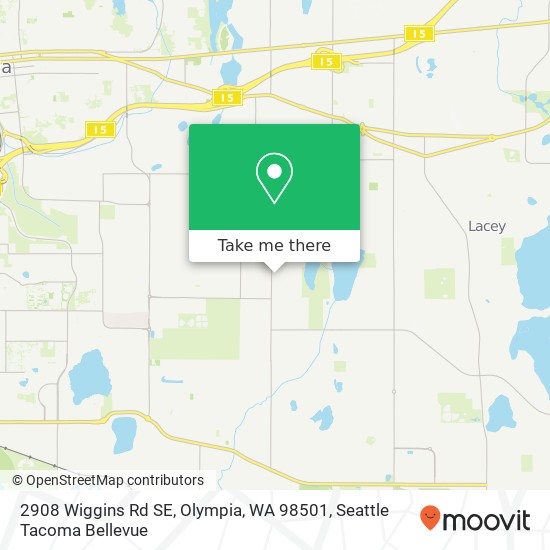 2908 Wiggins Rd SE, Olympia, WA 98501 map