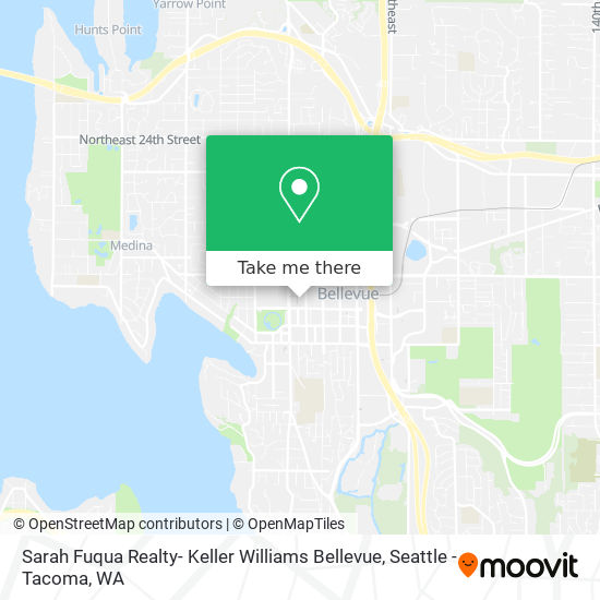 Mapa de Sarah Fuqua Realty- Keller Williams Bellevue