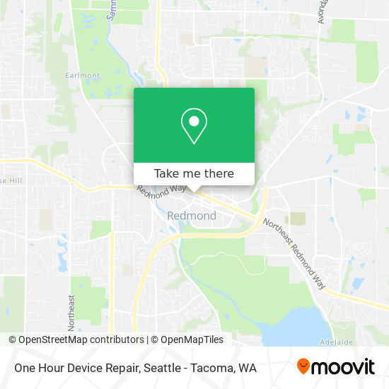 Mapa de One Hour Device Repair