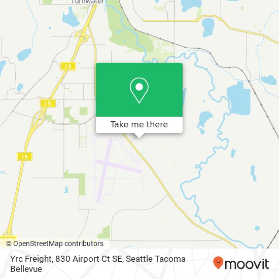 Yrc Freight, 830 Airport Ct SE map