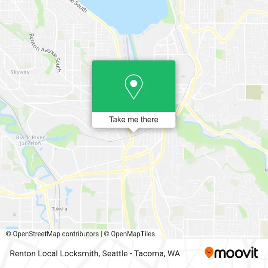 Renton Local Locksmith map