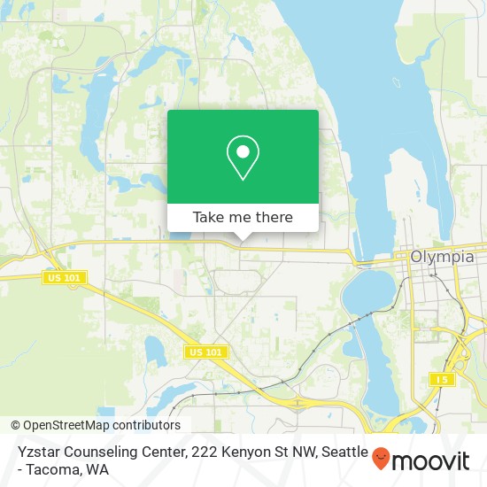 Mapa de Yzstar Counseling Center, 222 Kenyon St NW