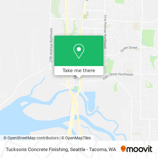 Tucksons Concrete Finishing map