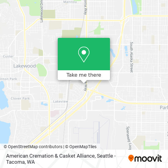 American Cremation & Casket Alliance map