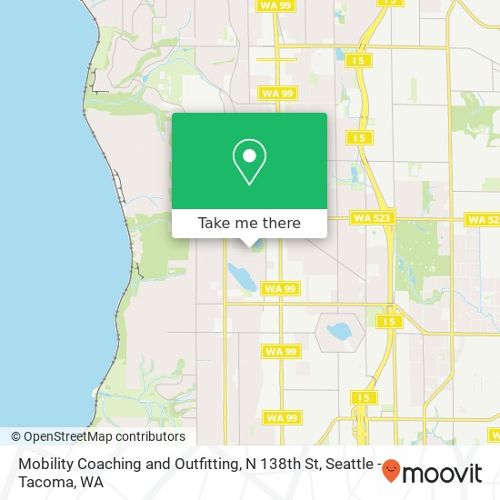 Mobility Coaching and Outfitting, N 138th St map