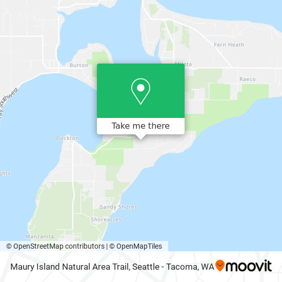 Mapa de Maury Island Natural Area Trail