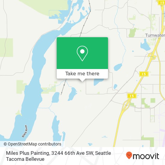 Miles Plus Painting, 3244 66th Ave SW map