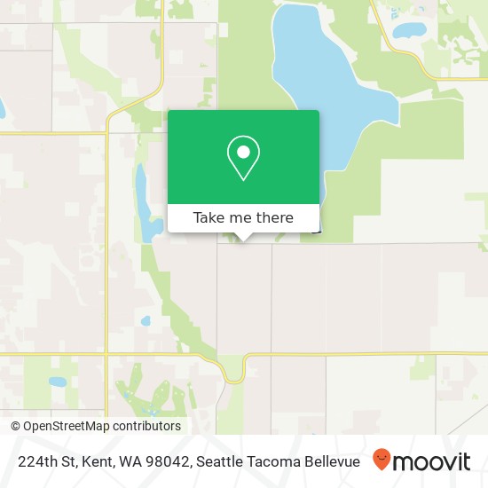 Mapa de 224th St, Kent, WA 98042