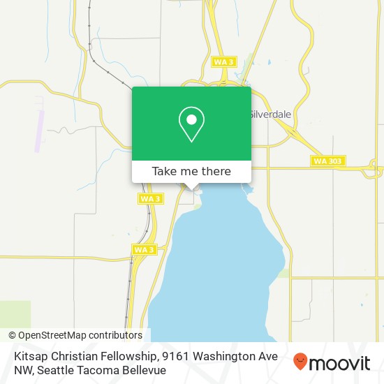 Kitsap Christian Fellowship, 9161 Washington Ave NW map