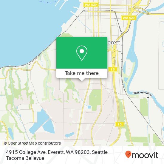 4915 College Ave, Everett, WA 98203 map