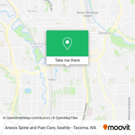 Anesis Spine and Pain Care map
