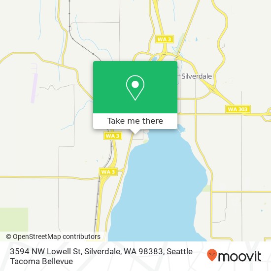 3594 NW Lowell St, Silverdale, WA 98383 map