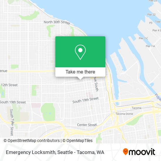 Emergency Locksmith map