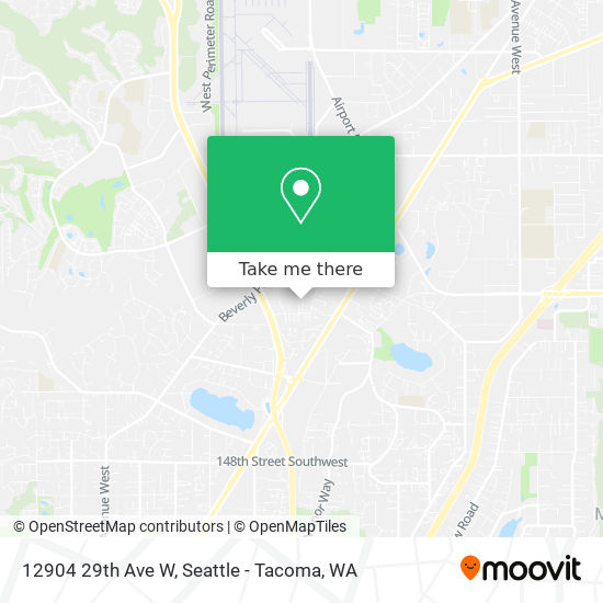 Mapa de 12904 29th Ave W