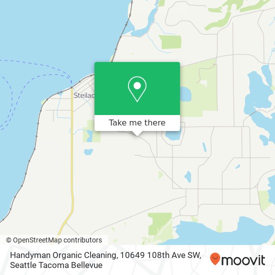 Mapa de Handyman Organic Cleaning, 10649 108th Ave SW