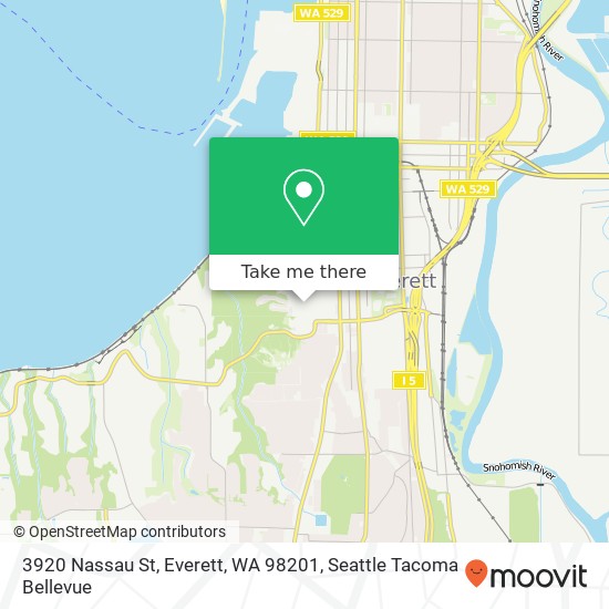 3920 Nassau St, Everett, WA 98201 map