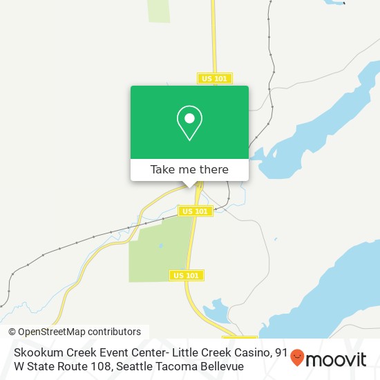 Skookum Creek Event Center- Little Creek Casino, 91 W State Route 108 map
