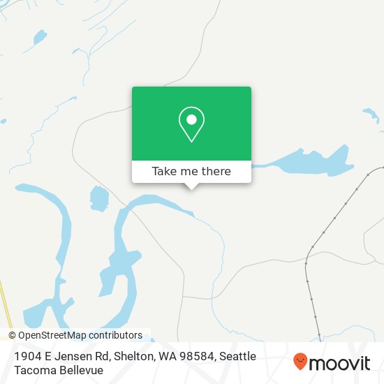 Mapa de 1904 E Jensen Rd, Shelton, WA 98584