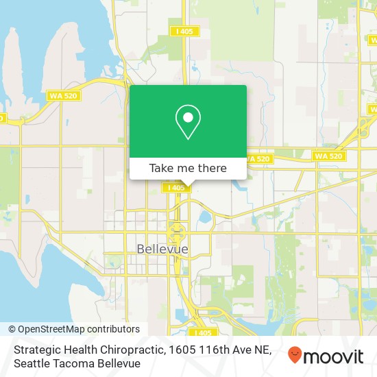 Strategic Health Chiropractic, 1605 116th Ave NE map