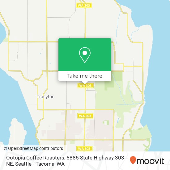 Mapa de Ootopia Coffee Roasters, 5885 State Highway 303 NE