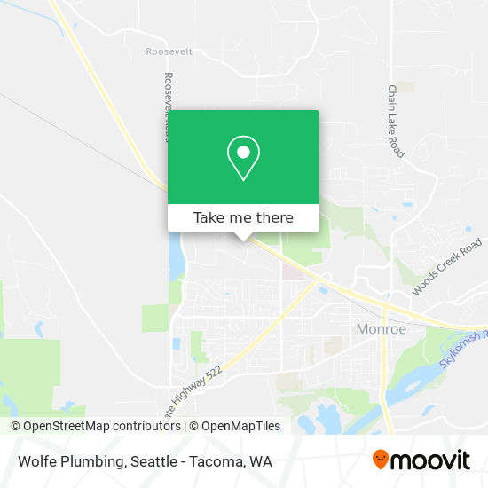 Wolfe Plumbing map