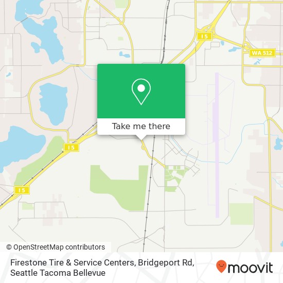 Firestone Tire & Service Centers, Bridgeport Rd map