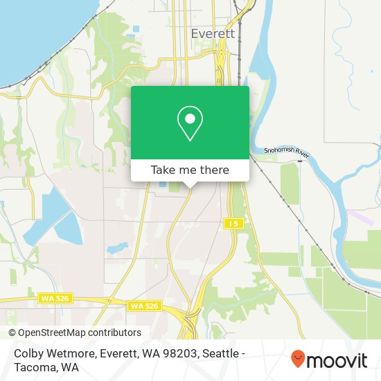 Colby Wetmore, Everett, WA 98203 map