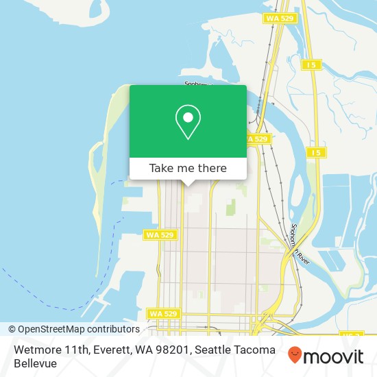 Wetmore 11th, Everett, WA 98201 map