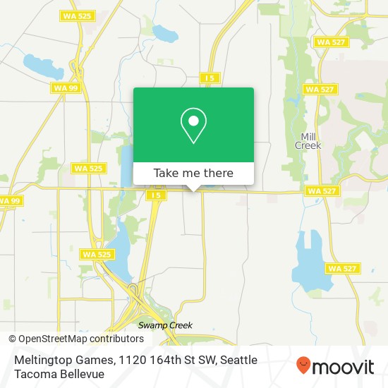 Meltingtop Games, 1120 164th St SW map