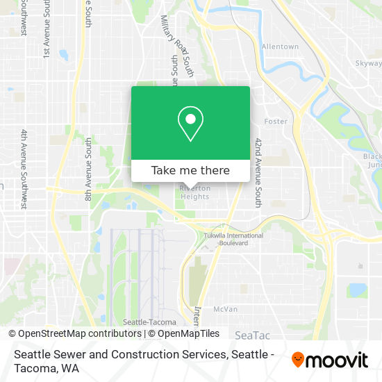 Mapa de Seattle Sewer and Construction Services
