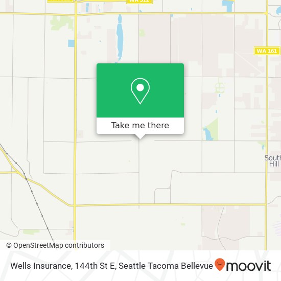 Wells Insurance, 144th St E map