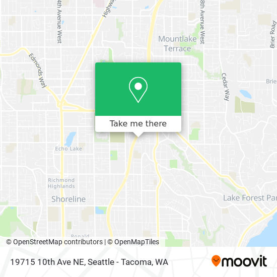 Mapa de 19715 10th Ave NE