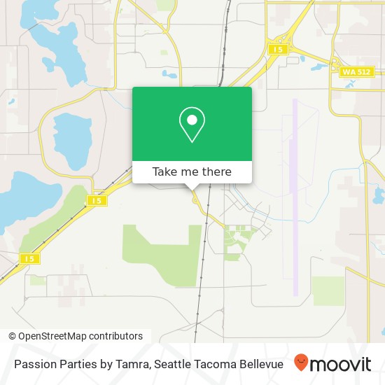 Passion Parties by Tamra map