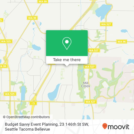 Budget Savvy Event Planning, 23 146th St SW map