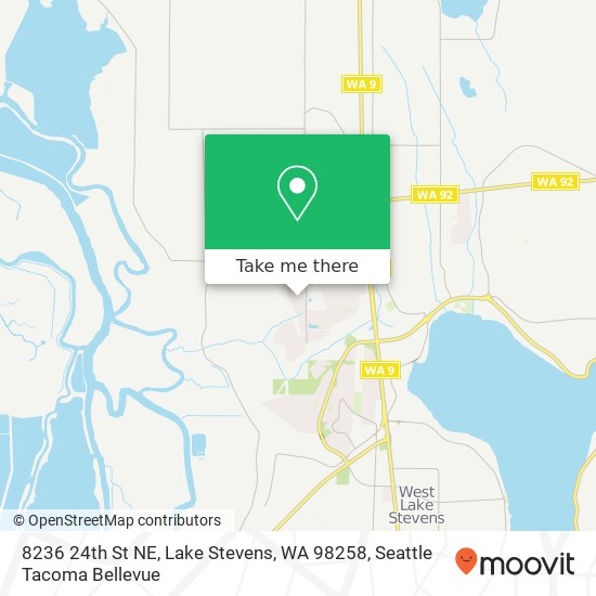 8236 24th St NE, Lake Stevens, WA 98258 map