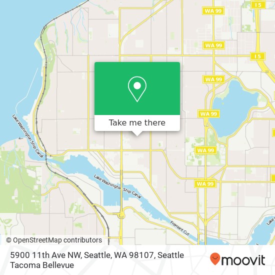 5900 11th Ave NW, Seattle, WA 98107 map